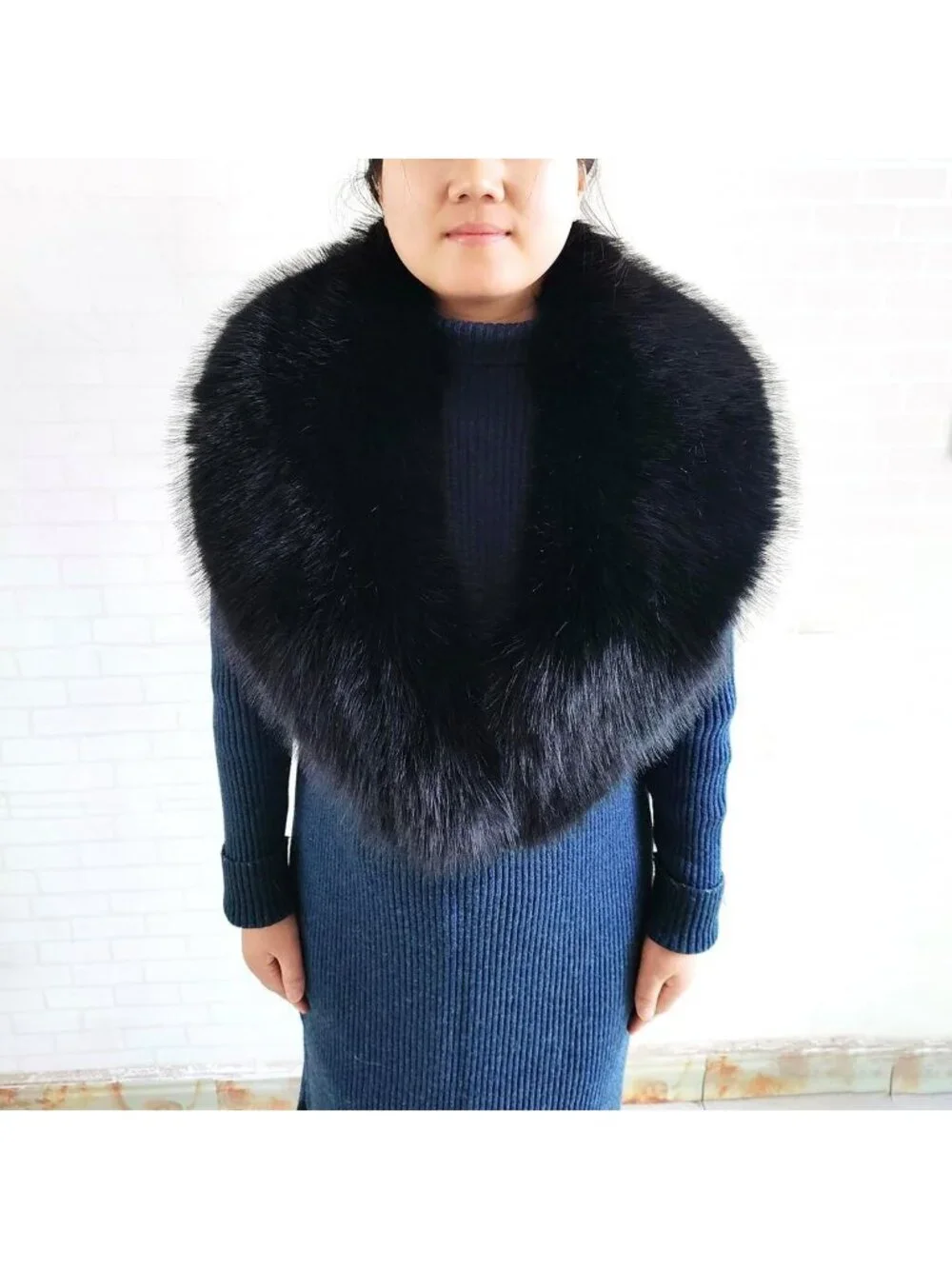 Cozy Faux Fur Collar & Cuffs Set | Warm Fluffy Scarf for Winter Women
